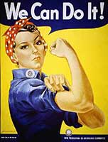 1940s We Can Do It Poster