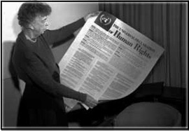 Eleanor Roosevelt Civil Rights Newspaper