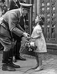 Adolph Hitler and Helga Goebbels