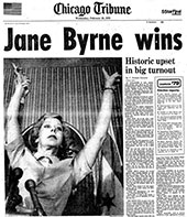 Chicago Headline Jane Byrne Wins!