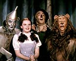 Dorothy, the tin man, the lion, and the straw man