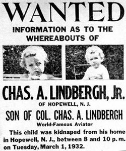 Lindbergh Missing Child Poster