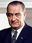 Lyndon B Johnson Headshot