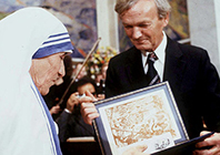 Mother Teresa Nobel Peace Prize 
