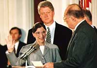 Ruth Ginsburg President Clinton
