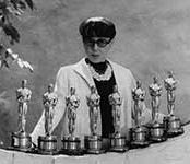 Edith Head with 8 Oscar Awards