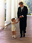 John F Kennedy with son John F Kennedy Jr