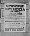 1918 Spanish Flu Poster